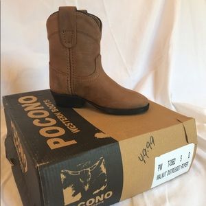 Vintage NIB POCONO-Leather Kids wester wear